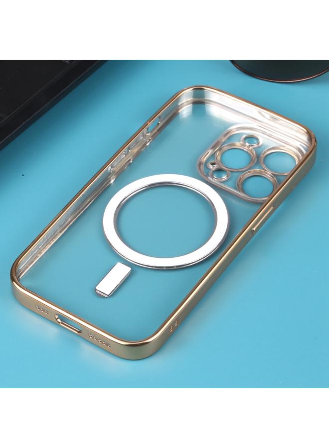 S-TOP Case For iPhone 11 Pro Max MagSafe Electroplating Straight TPU Phone Case - Image 4