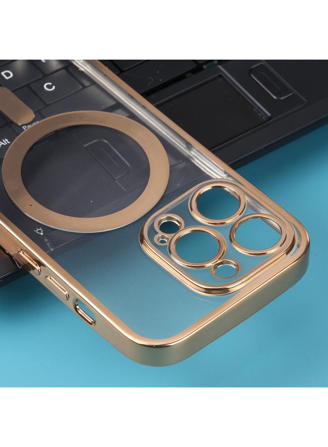 S-TOP Case For iPhone 11 Pro Max MagSafe Electroplating Straight TPU Phone Case - Image 5