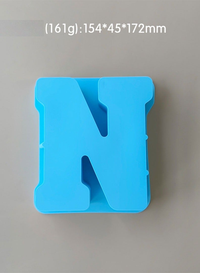 قالب سيليكون كبير متعدد الاستخدامات شكل N – للرنين، الشوكولاتة، الشمع، والصابون - Image 1