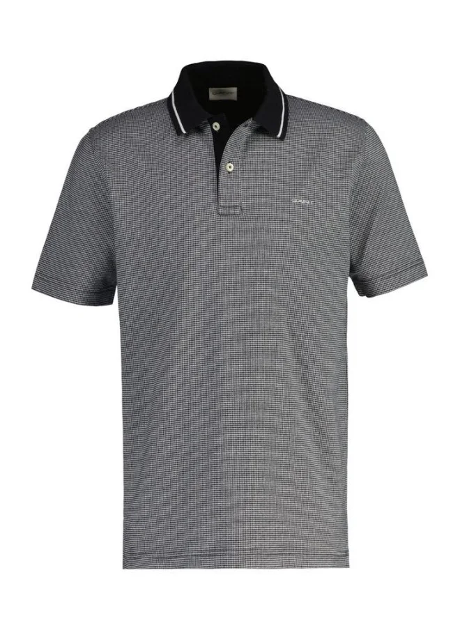 غانت Micro Houndstooth Polo