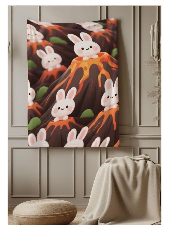 عام بطانية رقيقة من الفانيلا (دافئة ومريحة، ومناسبة للنوم واستخدام الألعاب وإزالة الغبار ومقاومة للرمل) 150 سم * 200 سم - 767 - Image 4