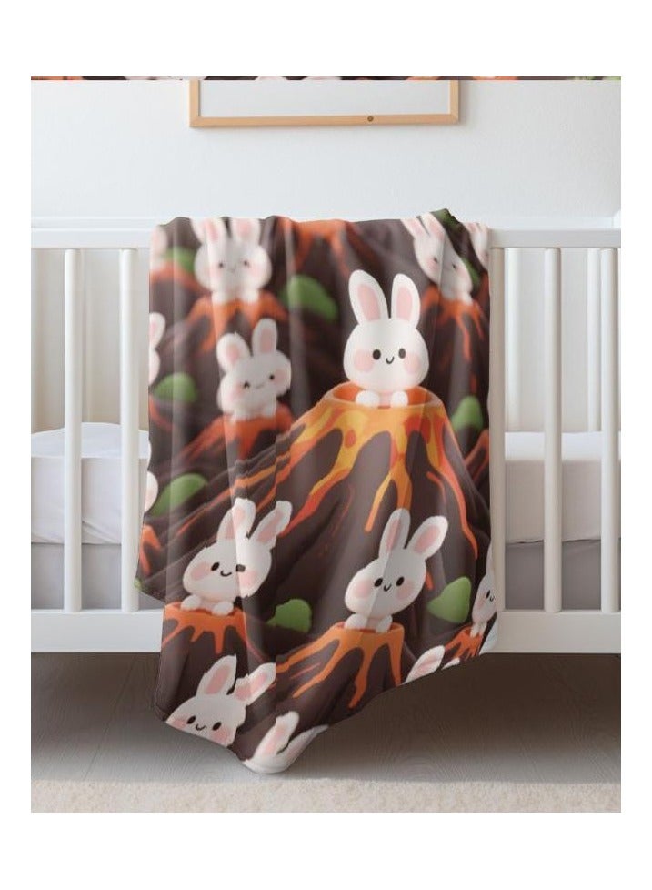 عام بطانية رقيقة من الفانيلا (دافئة ومريحة، ومناسبة للنوم واستخدام الألعاب وإزالة الغبار ومقاومة للرمل) 150 سم * 200 سم - 767 - Image 5