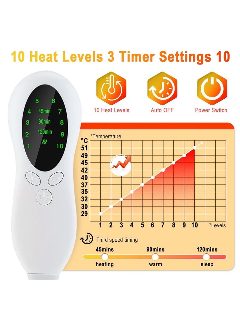 Necomi Heating Pad Electric Heat Pad Multifunction Pain Relief Heating Pad Machine Washable  - Image 3