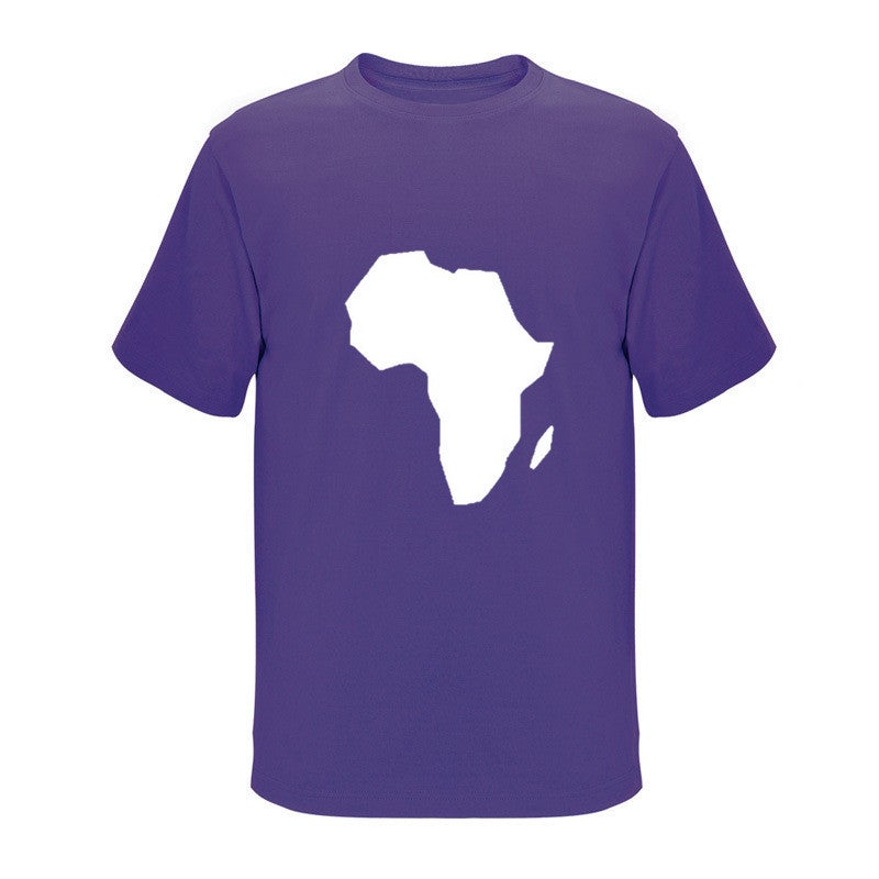 T-Shirt Fashion Leisure Map Pattern Supply Dunhuang Wish Best Selling - Image 5