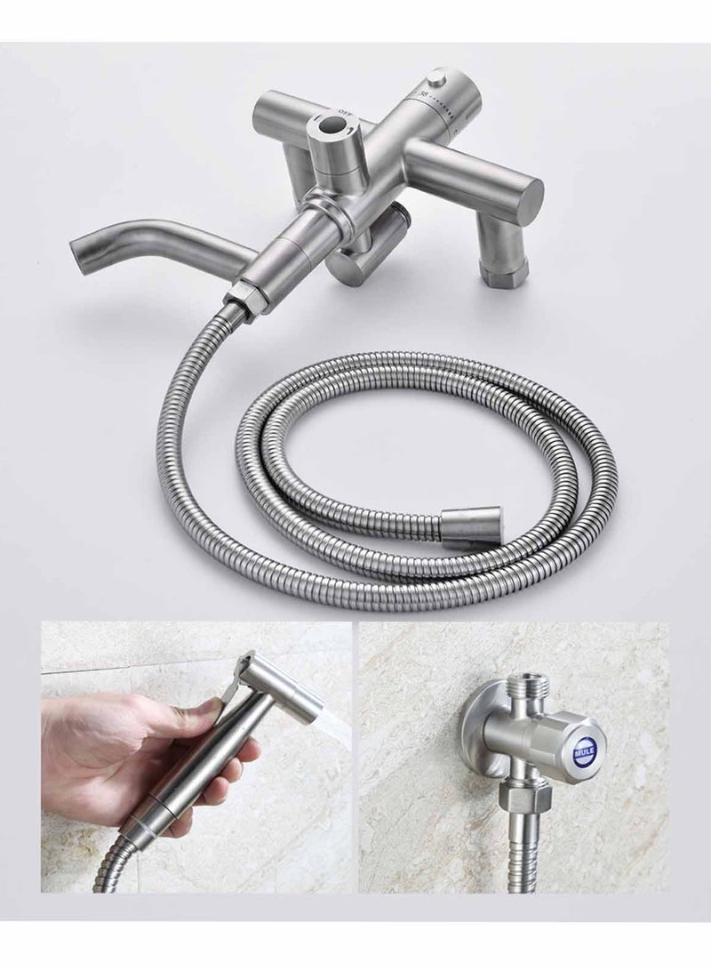 Generic Stainless Steel Shower Hose Replacement Flex Shower Head Hose,1.5 Meter  - Image 2