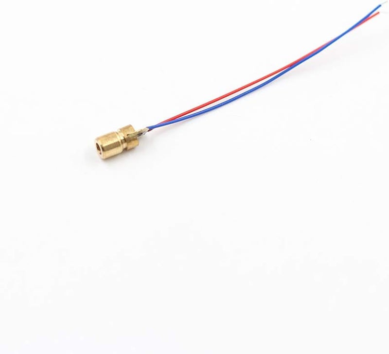 DTOL 10pcs 5V 650nm 5mW Red Dot Laser Head Red Laser Diode Laser Tube with Leads Head Outer Diameter 6mm - Image 5