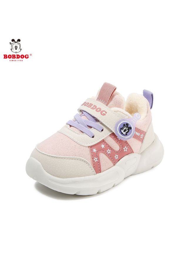 Baby Shoes, Fashionable And Cute Toddler Shoes, Winter Cotton Shoes, New Style With Added Fleece, Babudou Children's Shoes For Small And Medium-sized Children, Warm