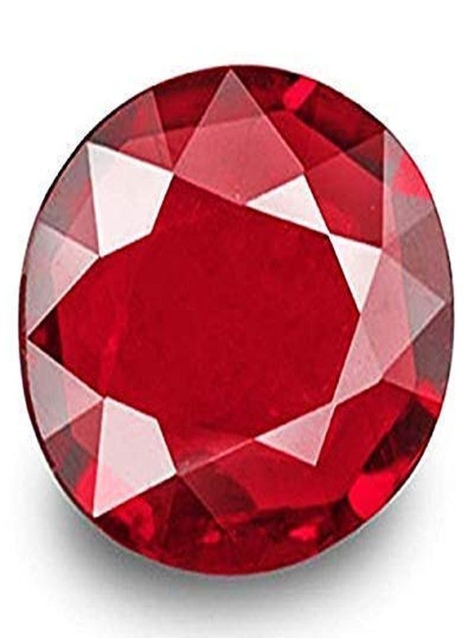 AYUSH GEMS 4.46 قيراط - 5.25 حجر كريم ياقوت أحمر معتمد من راتي (ماناك) - Image 1
