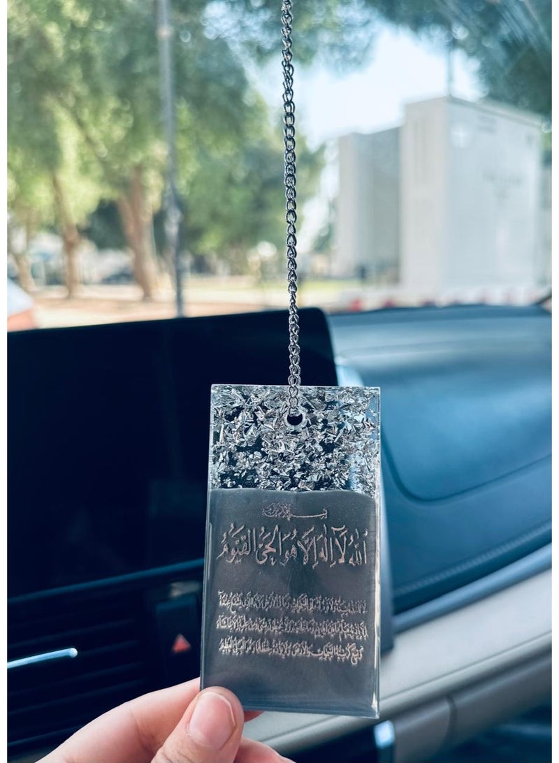 Elegant car hanging ornament crafted from premium resin – a stylish decorative accessory for the car rearview mirror. - Image 1