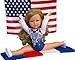 MBD 18 Inch Doll Gymnastics Outfit American Flag Wrist Guards Shoes Mat Fits Kennedy and Friends USA Leotard Patriotic Doll Clothes Accessories - Image 4