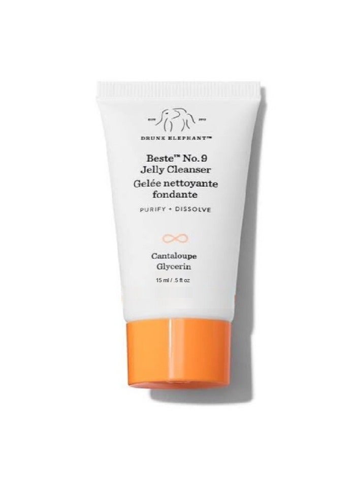 Drunk Elephant Beste No.9 Jelly Cleanser - Cantaloupe Glycerin Purify + Dissolve - 15ml