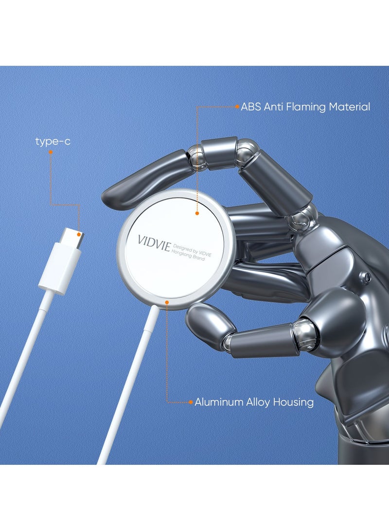 Vidvie iPhone Magnetic MagSafe Charger Compatible, Wireless Charger, Compatible with iPhone 12/13/14/15/16 Series - Image 3