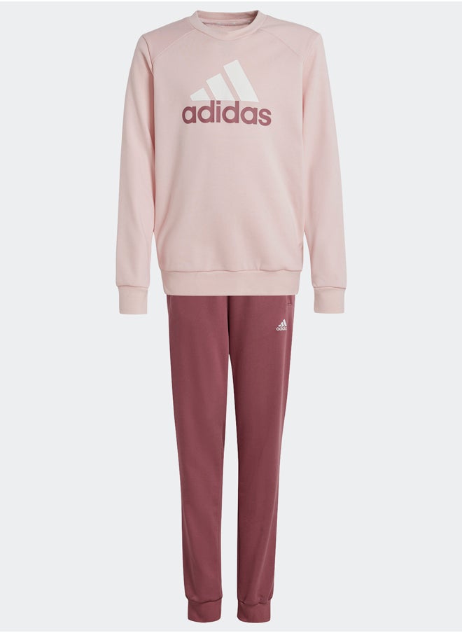 Adidas Essentials Big Logo French Terry Joggers Set Kids  - Image 3