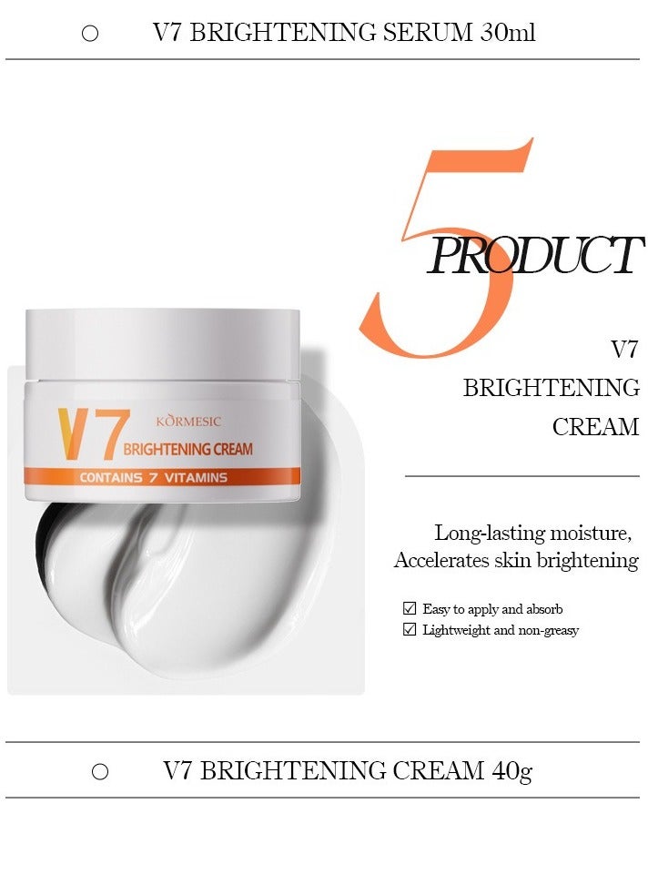 Kormesic V7 Bare-Face Cream 40g | Brightening & Hydrating for a Natural Look - Image 2