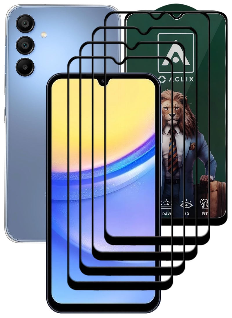 ACLIX 4 Pieces Antistatic ESD Dustproof Premium Quality High Definition Tempered Glass Screen Protector Designed For Samsung Galaxy A16 5G - Image 1
