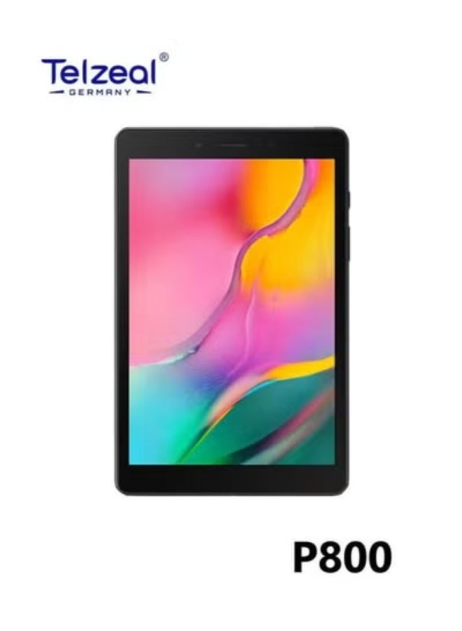 Telzeal P800 8-Inch Android 12 Tablet – 6GB RAM, 256GB Storage, Dual SIM 4G LTE + 5G WiFi, 5000mAh Battery, Dual Camera, Slim Grey Design with Wireless Keyboard for Work, Study & Entertainment - Image 3