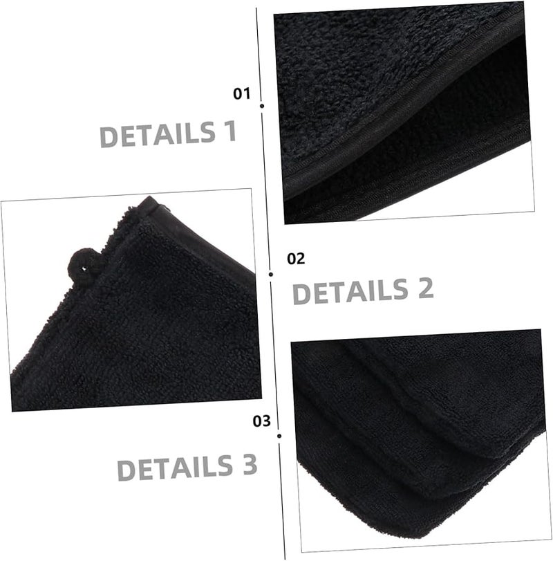 VALICLUD Microfiber Face Cleaning Gloves 2 Sets Makeup Removal Mitts Deep Cleansing Travel Skincare - Image 4