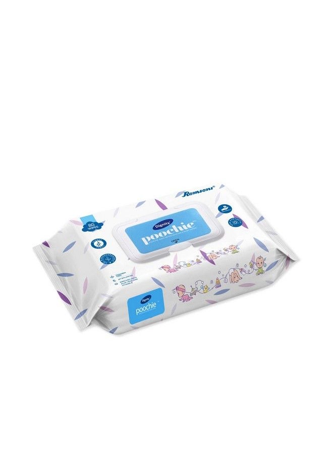 Poochie Biodegradable Baby Wipes 150 X 200 Mm 80 Wipes;Pack Pack Of 3 (Clear) - pzsku/ZB2339D30268ECEEDA07AZ/45/_/1692274116/51fb2809-4113-40c4-9e18-e08ec72dee2b