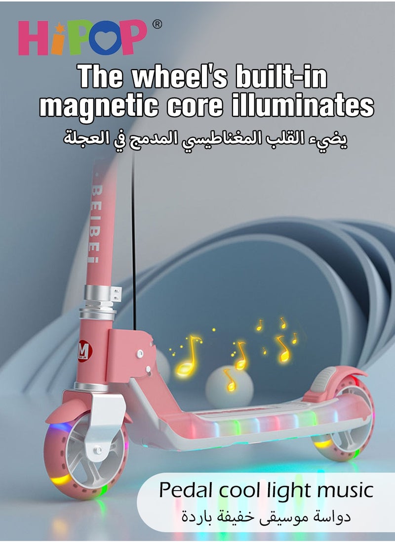 هيبوب ويمكن للأطفال أن يضبطوا الدراجات، مزودين بإضاءة رائعة، ومكابح مزدوجة، ومزودة بأجهزة قابلة للطي والخفيف، واللعب التي يركبها الأطفال  - Image 2