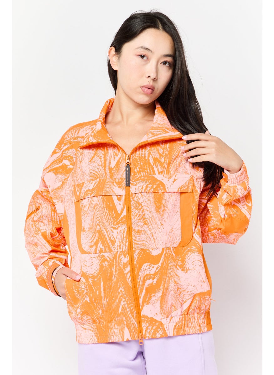 Adidas Adidas X Stella McCartney Women Sportswear Fit Long Sleeve Outdoor Sweatshirt, Orange  - Image 1