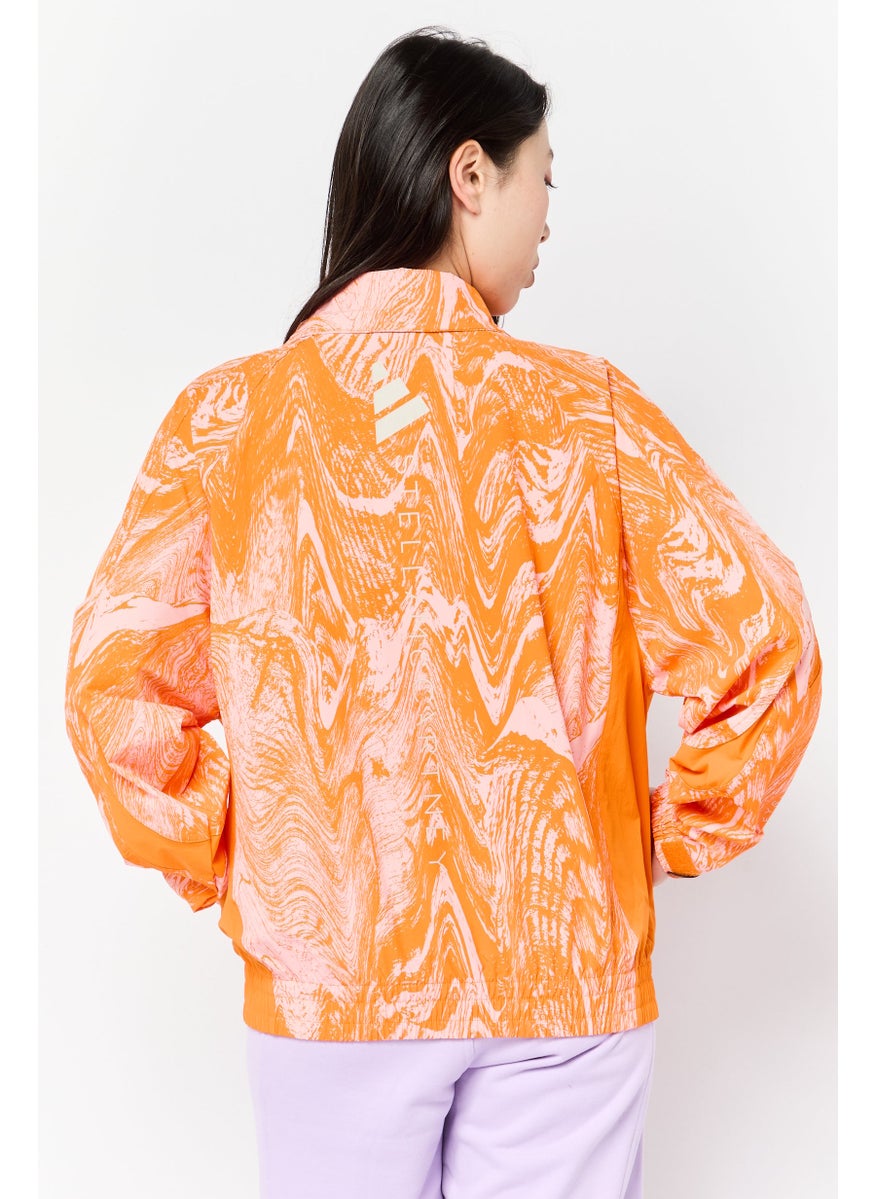 Adidas Adidas X Stella McCartney Women Sportswear Fit Long Sleeve Outdoor Sweatshirt, Orange  - Image 4