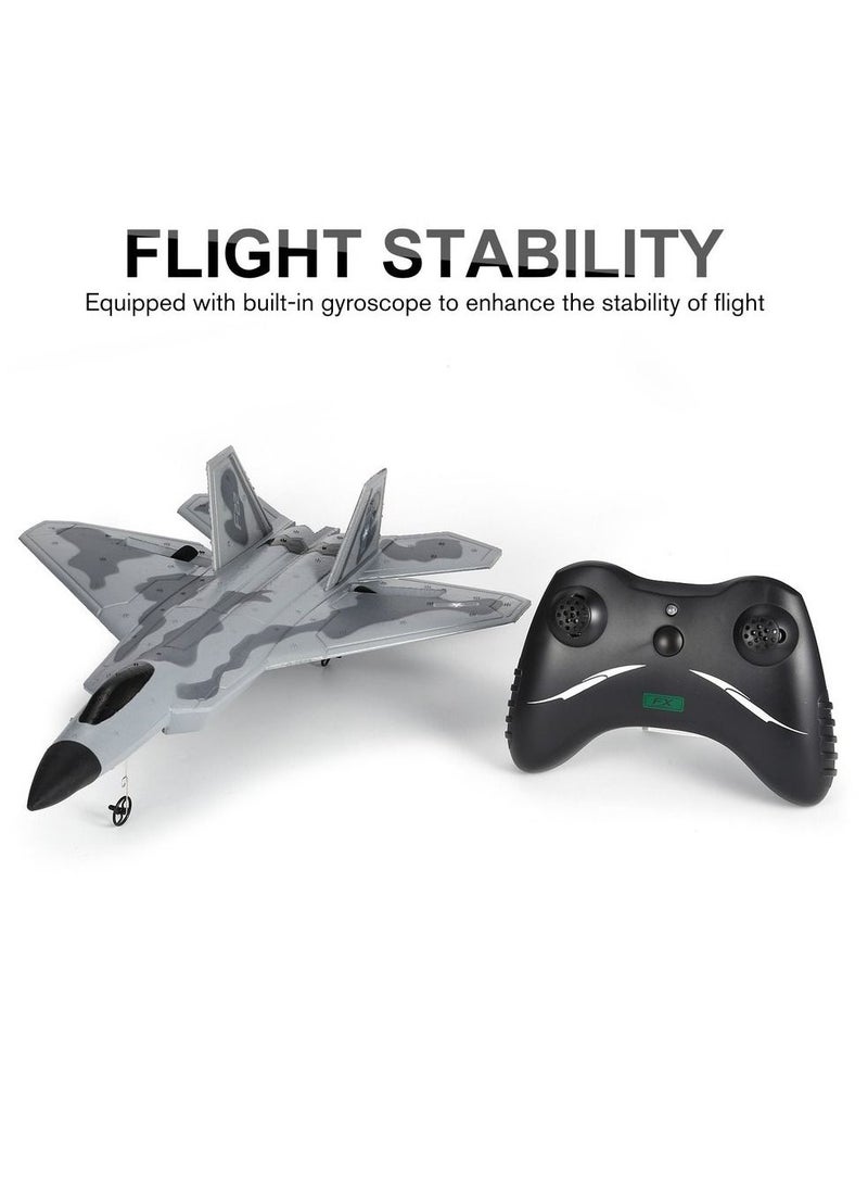 AROAQ RC Remote Radio Control Drones Airplanes F22 four Battery Toy Kids Gift - Image 2