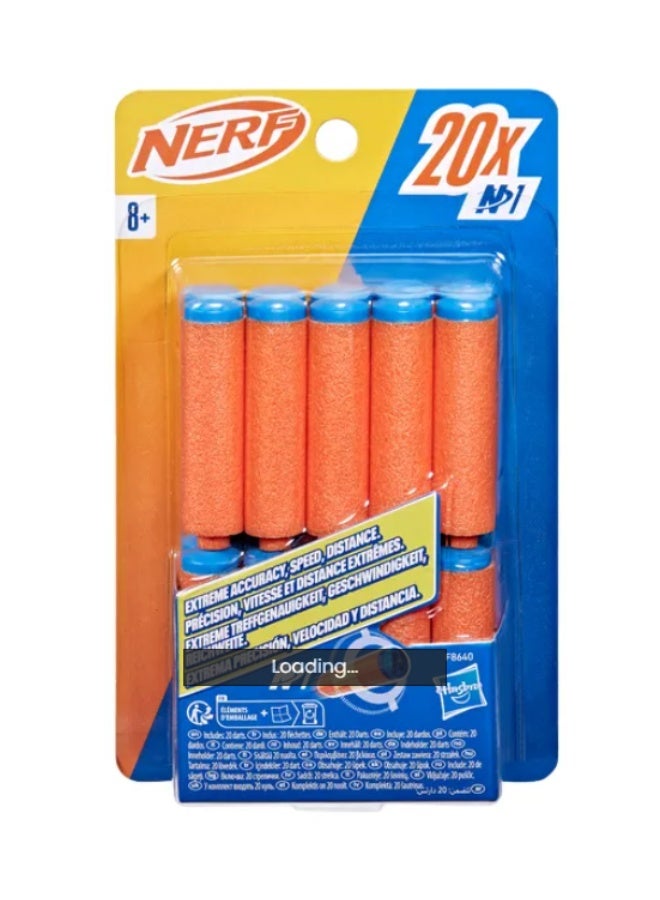 HASBRO - NERF Hasbro Nerf N Series N1 Darts 20-Pack - Image 2