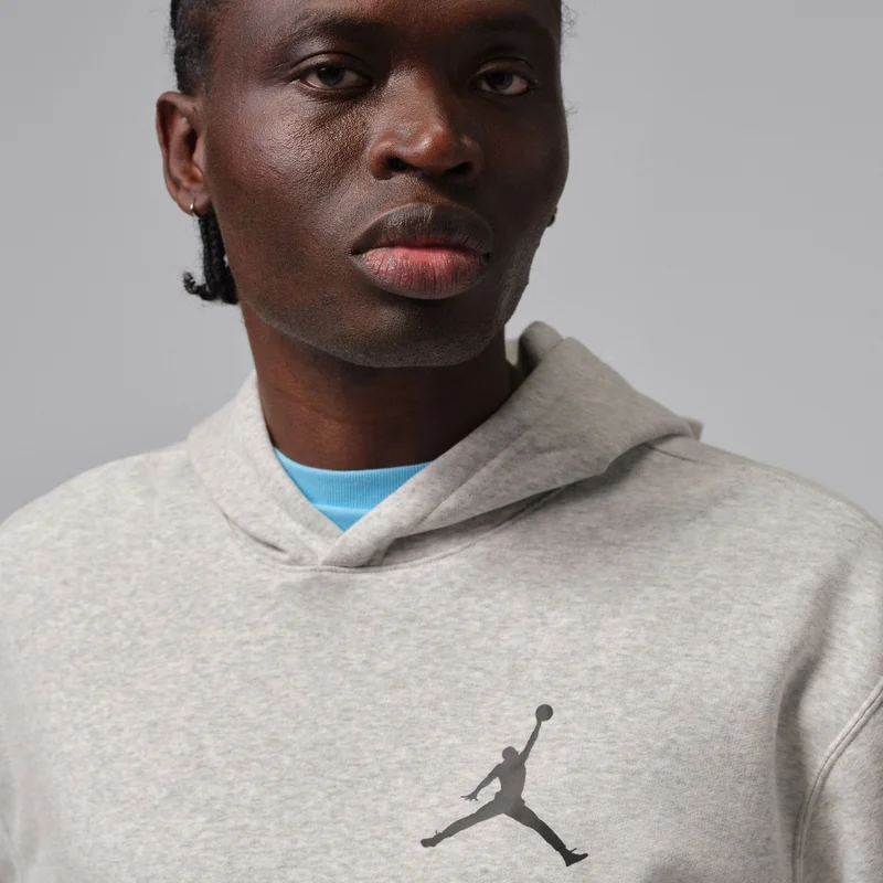 Jordan Grey Men's Jumpman Fleece Hoodie for Men | Best Price UAE
