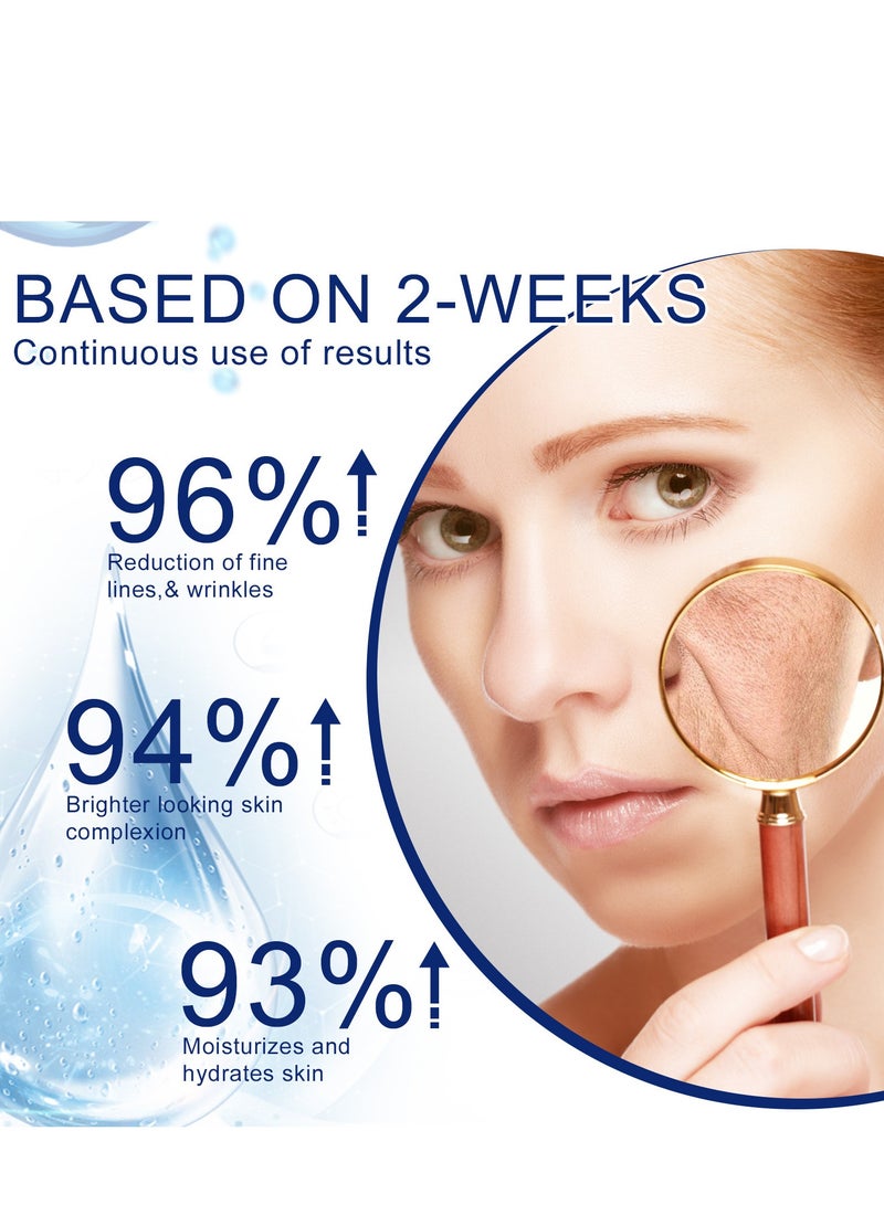 EELHOE Collagen Face Moisturizer, Natural Anti-Aging Firming Face Cream, Anti-Aging Face Moisturizer with Hyaluronic Acid, Retinol Face Cream, Slow Down Aging, Reduce Wrinkles and Fine Lines 50g - Image 4