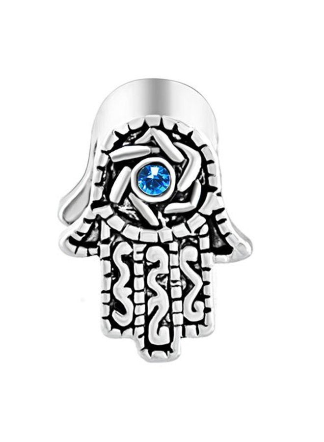 LSxAB Hamsa Hand Evil Eye Charm Compatible with Pandora Charm Bracelet Women Necklaces Pendants Fatima Girlfriend Family Sister Birthday - Image 1