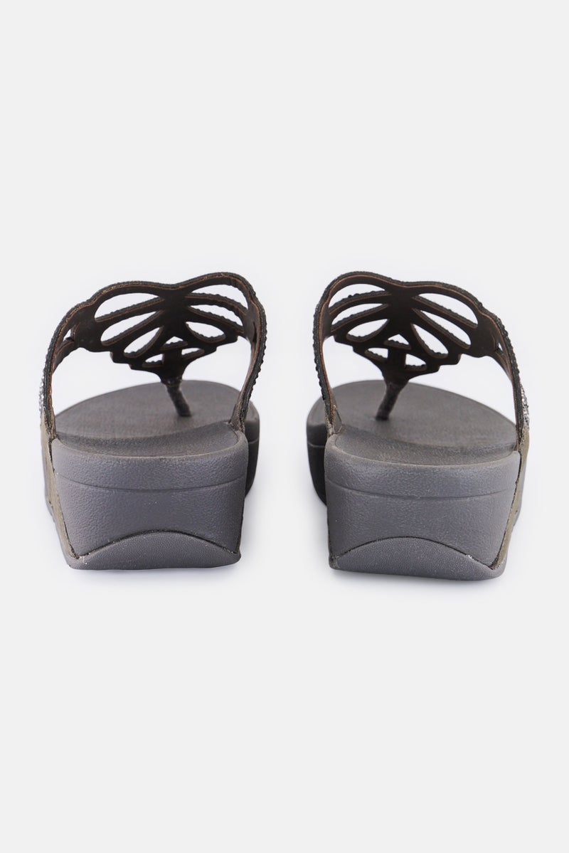 Women Bumble Orystal Slip On Sandals, Grey