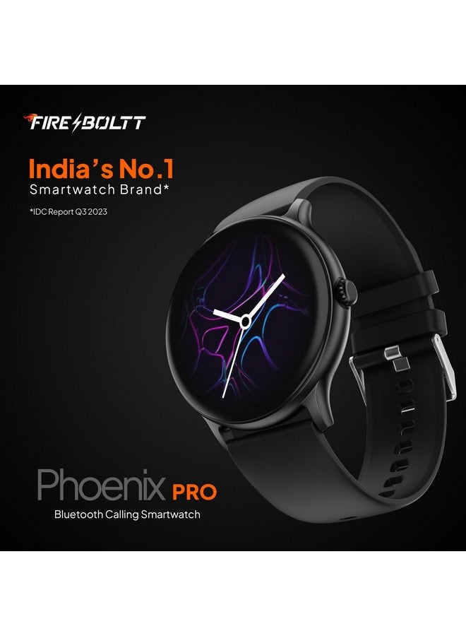 Fire-Boltt Phoenix Pro Smart Watch 1.39” HD Display, Bluetooth Calling, AI Voice Assistant, 120 Sports Modes, IP67 Waterproof, SpO2 Monitor, Smart Watch for Man & Woman- Black - Image 2