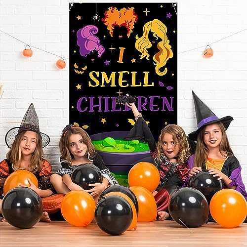 IMISHM Hocus Pocus Decorations Halloween Door Decorations Hocus Pocus Door Covers Halloween Door Covers for Hocus Pocus Party Decorations - Image 4