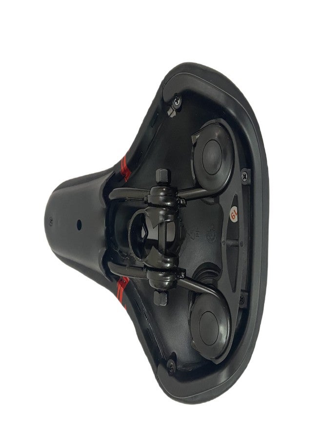 Linist مقعد دراجة مريح من لينيست، وسادة مقعد عريضة، مقعد دراجة بديل من إسفنج الذاكرة المريح، مناسب لجميع أنواع الدراجات الجبلية/الطرق/الرياضية - Image 4