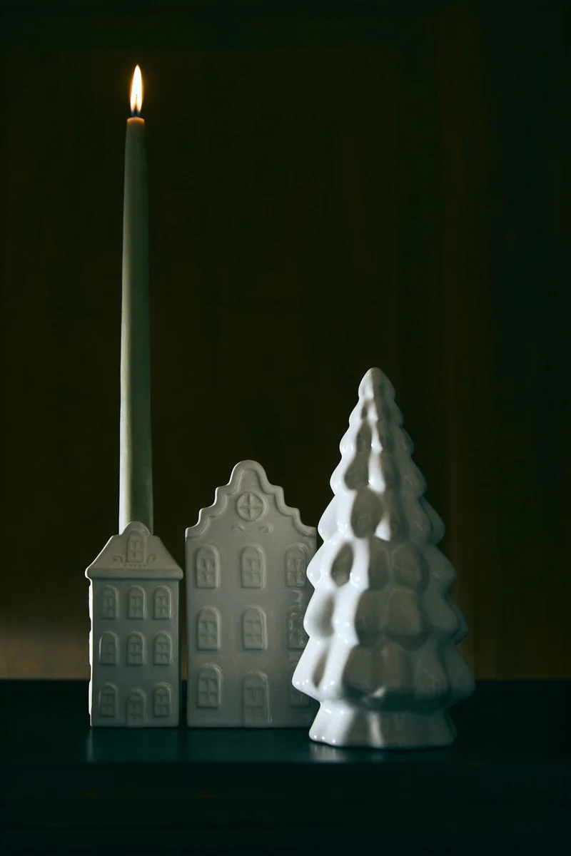 H&M Figurative stoneware candle holder