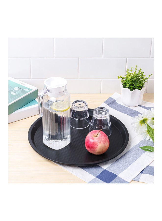 إسكدنيا صينية تقديم دائرية أسود 36x2.5x36سم - Image 3