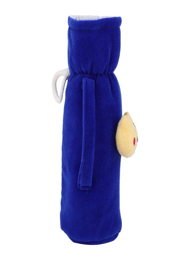 MW PRINTS Soft Plush Stretchable Baby Feeding Bottle Cover with Easy to Hold Strap |Suitable for 60ml-250ml Baby Feeding Bottle Cover Pack of 2 (Dark Blue+Red) - Image 5