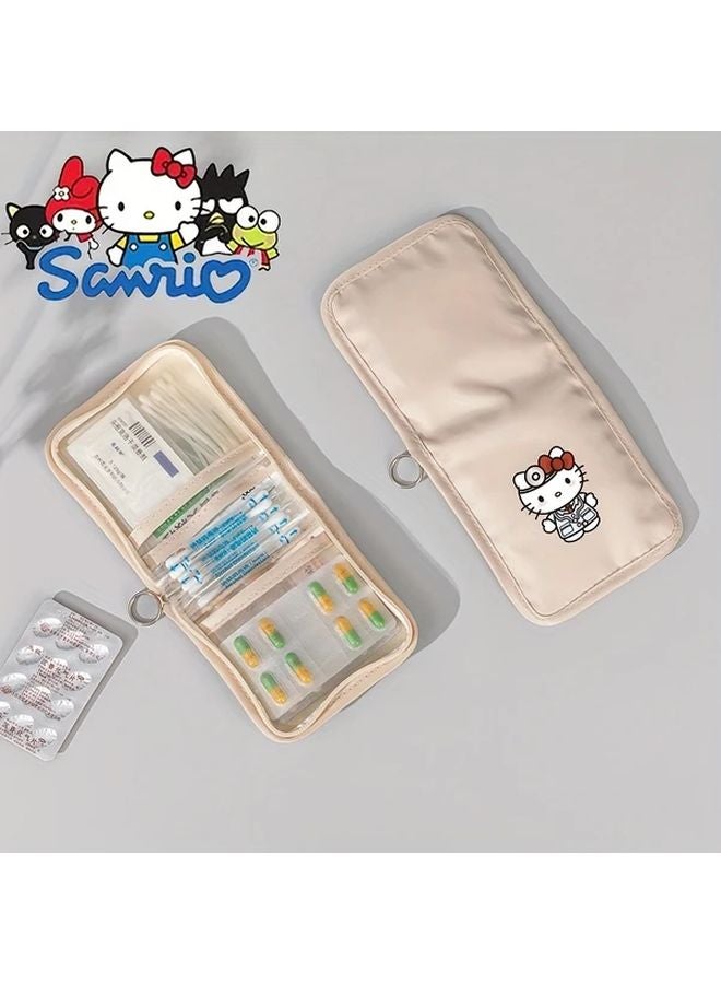 Pink Hello Kitty Portable Medicine Bag Outdoor Travel First Aid Kit - Image 4