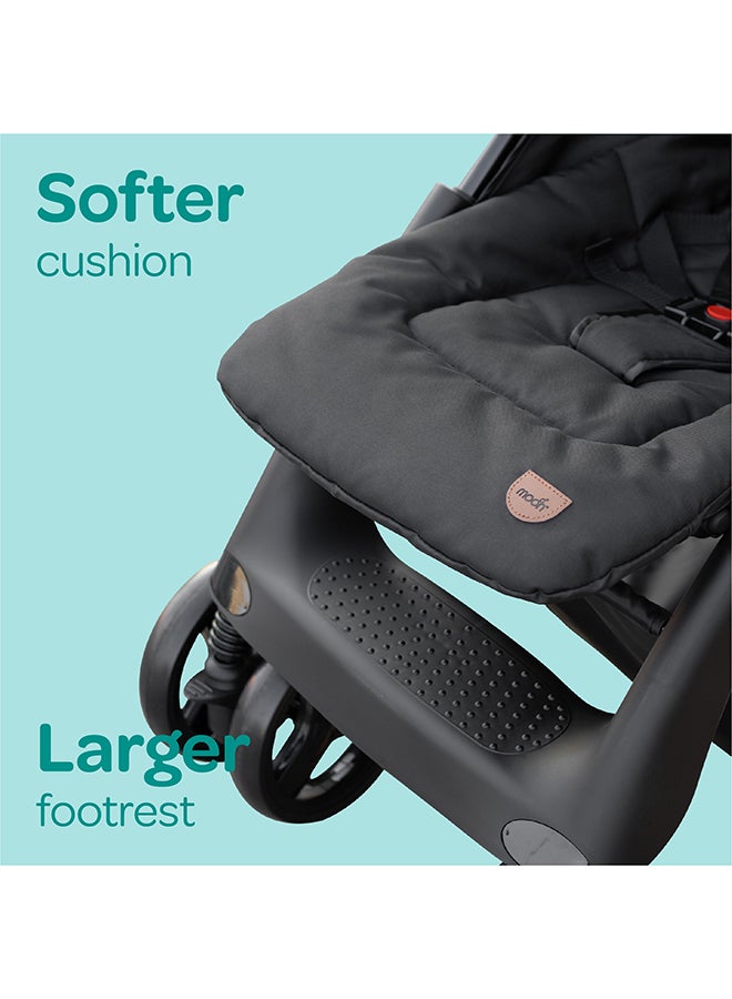 Moon Aria Baby Stroller Travel Gear - Light Grey - Image 4