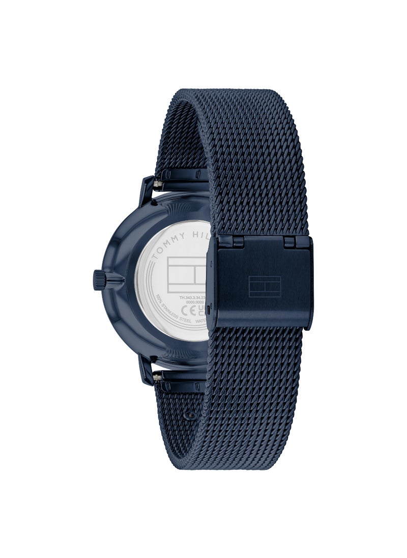 TOMMY HILFIGER TOMMY HILFIGER ROUND ANALOG WOMEN'S BLUE CASE WATCH - 1782740  - Image 3