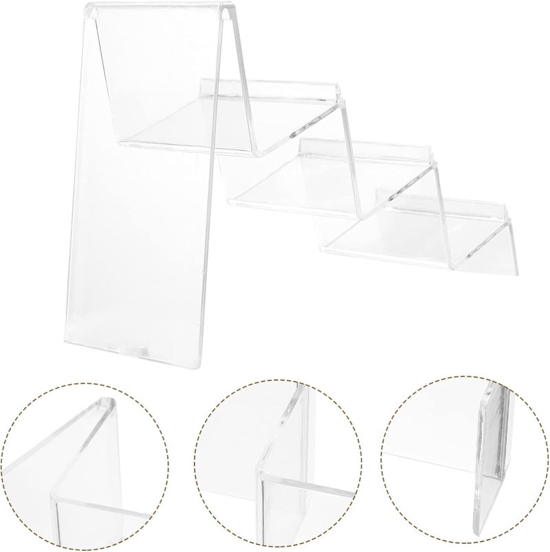 ibasenice Tennis Ball Displaying Stand Acrylic Golf Ball Rack Compact Display Shelf - Image 4