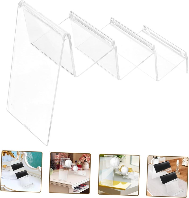 ibasenice Tennis Ball Displaying Stand Acrylic Golf Ball Rack Compact Display Shelf - Image 3