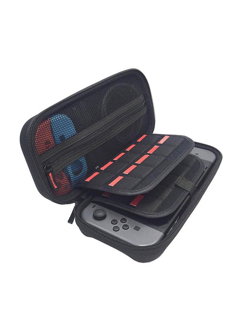 erorex Nintendo Switch Oled Case With 20 Card Slots Game Traveler Nintendo Switch Case Protective Hard Portable Adjustable Travel Carrying Switch Case - Image 1