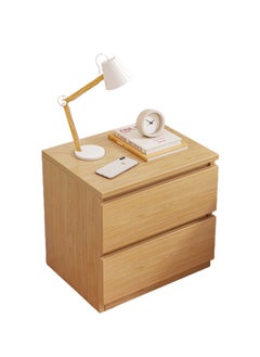 Sharpdo Nightstands, Simple Modern Bedroom Bedside Table, Solid Wood Minimalist Multi-function Light Luxury Style Bedside Storage Small Cabinet  - Image 2