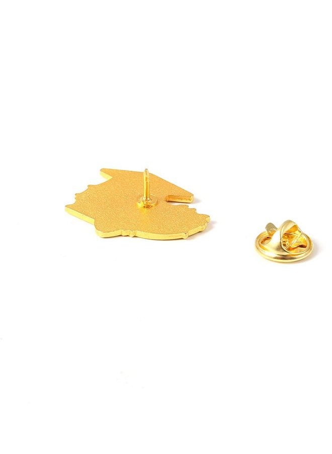 Generic - Distinctive and elegant unisex pin brooch with graduation hat and graduation document design - Image 1