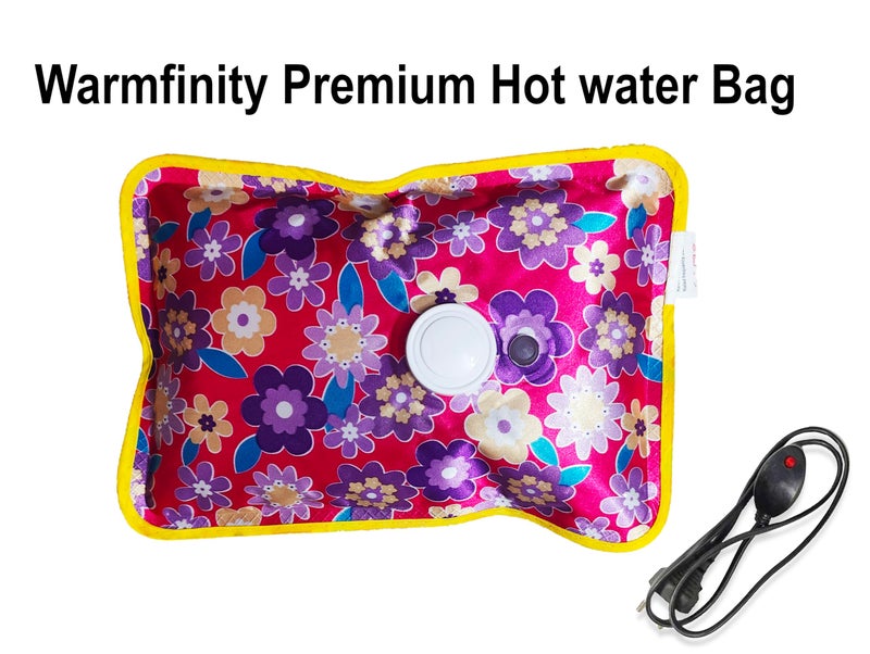 Warmfinity hot water bag Bottle Heating Bag Gel for pain relief, Electric hot pad for back pain (Multicolour) - Image 5