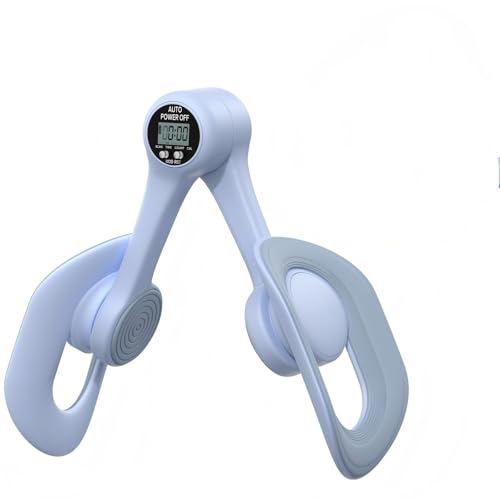 MERACH Thigh Trainer Pelvic Floor Exercise Devices with Display Counter Inner Thigh Exerciser for Women Home Fitness Equipment for HipLegButtBlue - Image 1