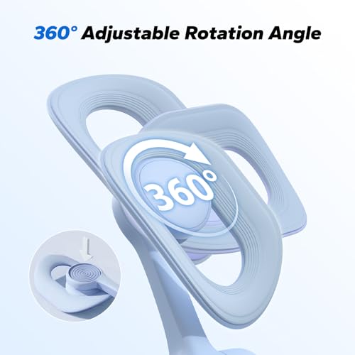 MERACH Thigh Trainer Pelvic Floor Exercise Devices with Display Counter Inner Thigh Exerciser for Women Home Fitness Equipment for HipLegButtBlue - Image 3