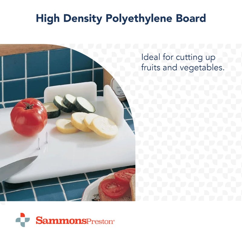 Sammons Preston Hi-D Paring Board, Single Handed Cutting Board with Aluminum Nails for Peeling and Slicing, Suction Feet for Sticking to Counter, and Corner Guards Prevent Food Sliding, 11" Square - Image 3