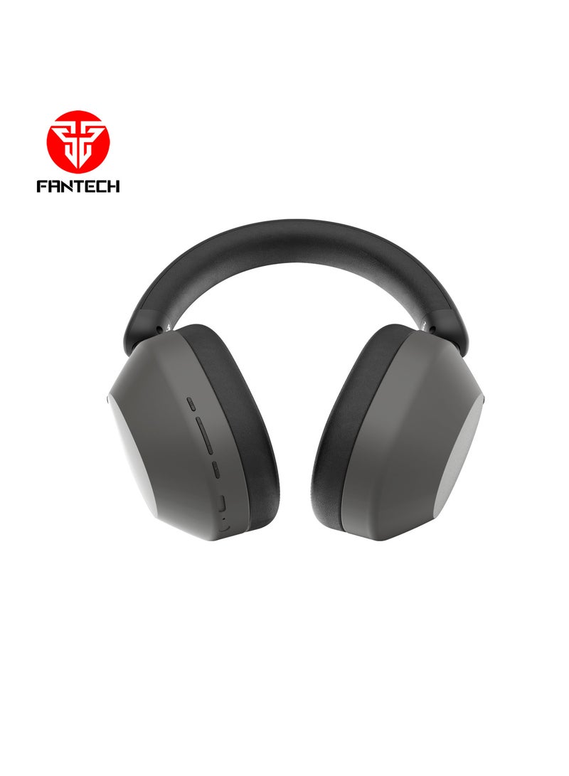 FANTECH Wireless Gaming Headset with Dual Mode (BT 5.3/Wired) - Gaming headset for PC, PS5, PS4, Mac，Switch，20H Playtime, 40mm Drivers, Fast Charging, Adjustable Ear Cups, Memory foam, Durable Frame,Multi-Platform for PC/Mobile/PS5 Multi-Platform Compatible - Image 1